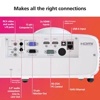 RICOH PJ WUL5A40ST Kompaktni 3LCD Laserski Projektor, 432679 - Zagreb