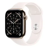 Apple Watch S11 Cellular 46mm Gold Titanium Case with Light Blush Sport Band - S/M - Zagreb