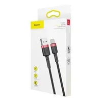 Kabel USB A - USB C 2m braided 2A Baseus crno crveni P/N: CATKLF-C91 - Zagreb