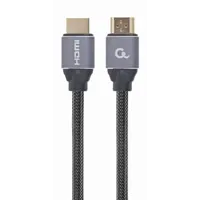 Kabel HDMI - HDMI 1m braided 4K UHD Ethernet Premium series Gembird crni P/N: CCBP-HDMI-1M - Zagreb