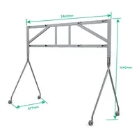 Yealink MB-FloorStand D652 dual monitor mount / stand 165.1 cm (65") Floor Grey P/N: 3311028 - Zagreb