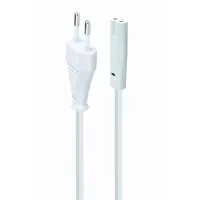Kabel za napajanje 1.8m Gembird bijeli, P/N: PC-184/2-W - Zagreb