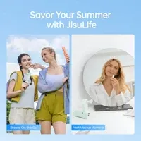 JISU Ručni ventilator F8 3U1, punjač,svjetiljka,Rozi - Zagreb