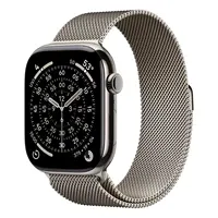 Apple Watch S11 Cellular 46mm Natural Titanium Case with Natural Milanese Loop - M/L - Zagreb