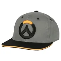 Jinx Overwatch Blocked Stretch Fit Hat - Black - Zagreb