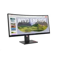Monitor Lenovo ThinkVision T34WD-40, 64AEGAT1EU, 34" WQHD VA, HDMI, DP, USB-C, curved, 36mj - Zagreb