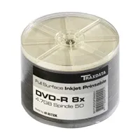 Traxdata Optički Medij Dvd-R 8x Spindle 50 White Full Printable Hq - Zagreb