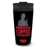 Pyramid Stranger Things (coffe & Contemplation) Metal Travel Mug - Zagreb