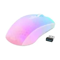 Miš DELTACO GAMING WM89 Wireless Semi-Transparent RGB lightweight mouse, white - Zagreb