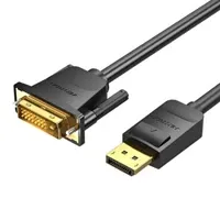 Kabel DisplayPort - DVI (24+1) 2m Vention 1080P 60Hz (Black) HAFBH - Zagreb