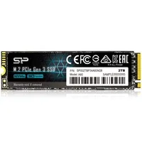 SSD 2TB Silicon Power A60, M.2 NVMe, PCIe Gen3x4, 2200/1600 MB/s, SP002TBP34A60M28 - Zagreb