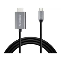 Kabel USB-C na HDMI, 2m, crni, Sandberg 136-21 - Zagreb
