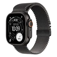 Apple Watch Ultra 3 Cellular 49mm Black Titanium Case with Black Titanium Milanese Loop - Large - Zagreb