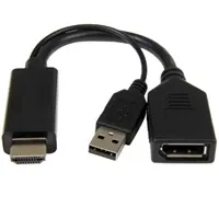 Adapter HDMI M - DisplayPort Ž Gembird Active 4K USB power GEM-A-HDMIM-DPF-01 - Zagreb