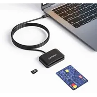 Čitač pametnih kartica MANHATTAN USB C, MicroSD čitač, 102742 - Zagreb