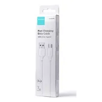 Kabel USB A - USB C 2m 3A 480Mbps, Joyroom Long-Lasting Series A9, bijeli - Zagreb