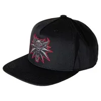 Jinx The Witcher 3 Black Wolf Snapback Hat Black - Zagreb