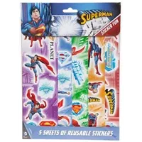 Dc Superman 5 Sheet Sticker Pack - Zagreb