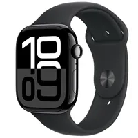 Apple Watch Series 10 GPS 46mm Jet Black Alu Case with Black Sport Band - M/L - Zagreb