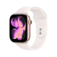 Apple Watch S11 Cellular 42mm Rose Gold Aluminium Case with Light Blush Sport Band - S/M - Zagreb