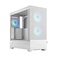 Kućište Fractal Pop Air, ATX, Bez napajanja, Kaljeno staklo, RGB, Bijela, FD-C-POR1A-01 - Zagreb