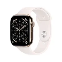 Apple Watch S11 Cellular 42mm Gold Titanium Case with Light Blush Sport Band - S/M - Zagreb