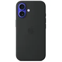 Apple iPhone 16 Silicone Case with MagSafe - Black - Zagreb