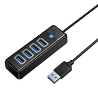 Orico USB A hub, 4x USB A 3.0, PW4U-U3-015-BK-EP-IP - Zagreb