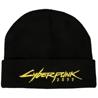 Jinx Cyberpunk 2077 Cyberpunk Logo Beanie Black - Zagreb