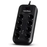 Strujna zaštitna letva CyberPower 8x Schuko + 2x USB sa prekidačem 1.8m P/N: P0820SUF0 - Zagreb