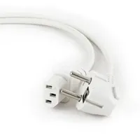 Gembird Power cord (C13), VDE approved, 1.8m, White - Zagreb
