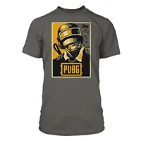 Jinx T-Shirt Pubg Hope Poster Premium Tee-Large-Charcoal - Zagreb