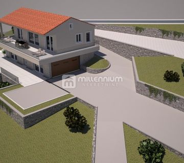 Kraljevica, započeta gradnja kuće na terenu od 1.439m2 - cover