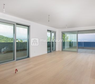 Opatija, vrhunska novogradnja, 107.41m2, balkon, parking, pogled na more - cover