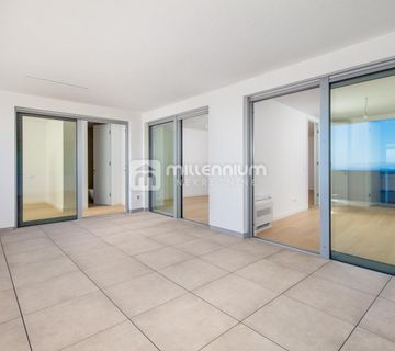 Opatija, vrhunska novogradnja, 96.56m2, balkon, parking, pogled na more - cover