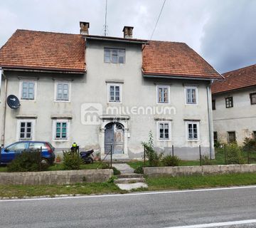 Gorski kotar, Vrbovsko, 136m2, kuća s velikim zemljištem - cover