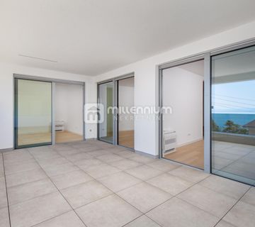 Opatija, vrhunska novogradnja, 95.98m2, terasa, parking, pogled na more - cover