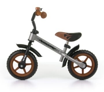 Milly Mally dječji bicikl bez pedala Dragon srebrni - cover