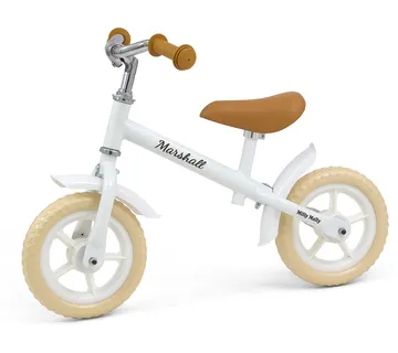 Milly Mally dječji bicikl bez pedala Marshall bijeli - cover