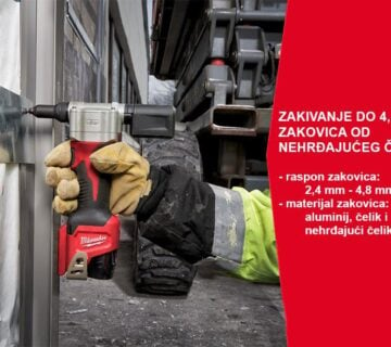 Milwaukee Zakovičar akumulatorski M12BPRT–201X - cover