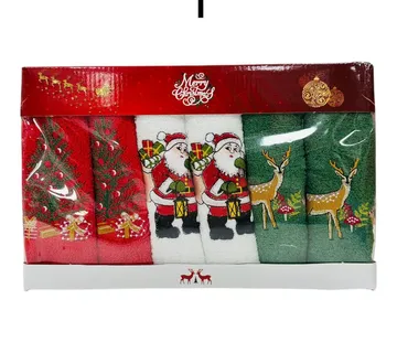 Božićni poklon set od 6 krpi 35x55 cm - cover