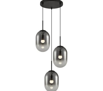 ALIAS BLACK viseća lampa 3xE14 krug - cover