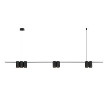 Viseća lampa (letvica) GENESIS BLACK 7xGU10 - cover