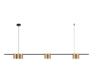 Viseća lampa (letvica) GENESIS BLACK GOLD 7xGU10 - cover