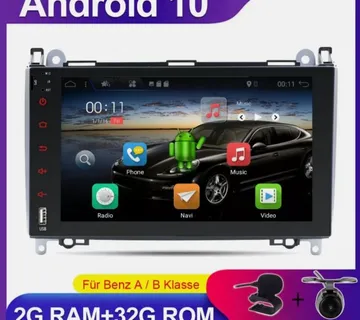 Mercedes original 2din radio A B VITO Viano ANDROID 10 NAVIGACIJA - cover