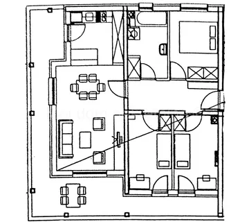 Dugo Selo, Kopčevec, prostran 4 soban stan s terasom, 94.66m², PM - cover