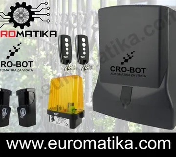 Klizna vrata motor aluminij kapija ograda CROBOT - Rijeka