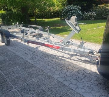 Prikolica za brod  Dvoosovinska TEMARED BOATS 2000KG - cover