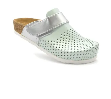 KOŽNE ANATOMSKE KLOMPE, Zelena, BBAGJ - cover