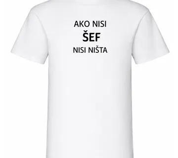 Majica ako nisi šef - cover